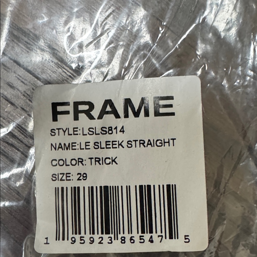 Frame Denim Le Sleek Straight Leg Jeans Sz 29 - Picture 6 of 6